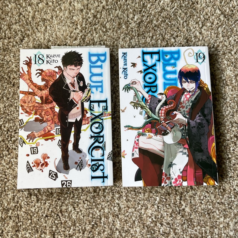 Blue Exorcist Manga - BRAND NEW BOOKS - vol 18 & 19